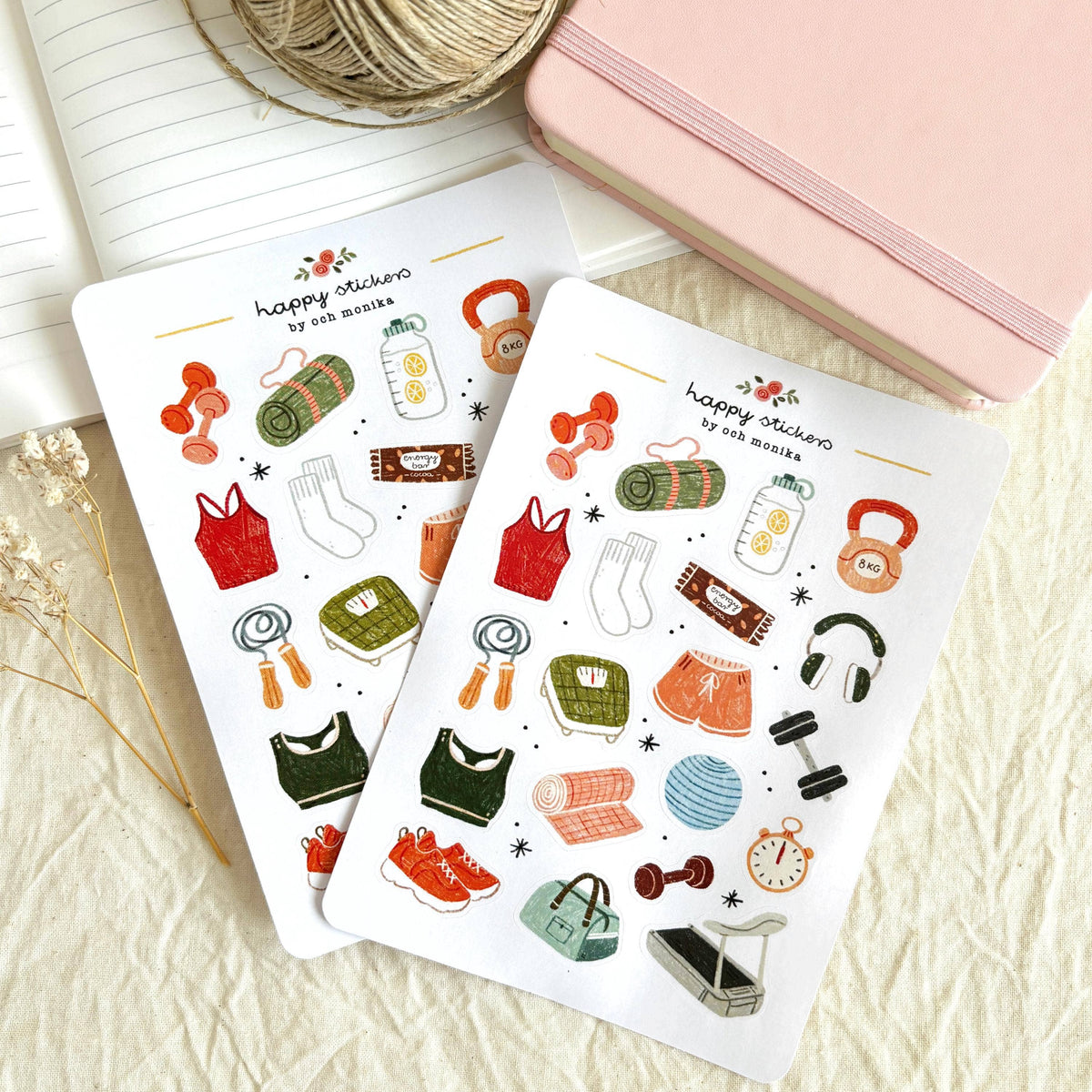 Fitness - Sticker Sheet