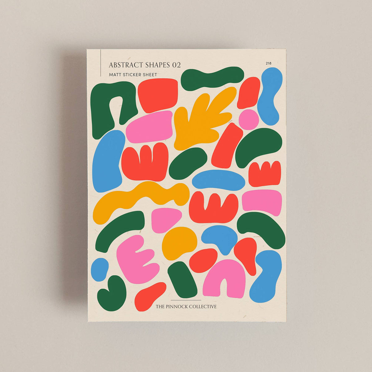 Abstract Shapes Sticker Sheet
