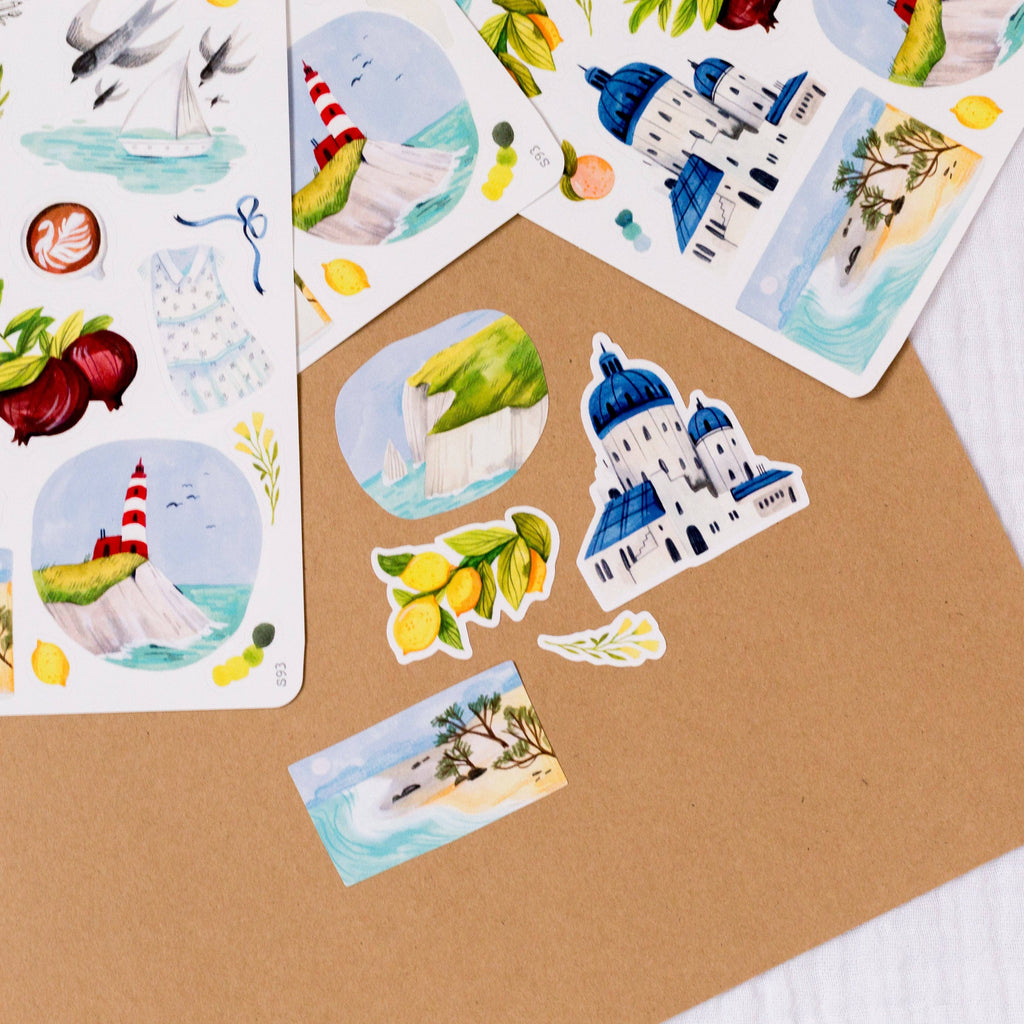 Sticker Sheet - Summer By The Sea