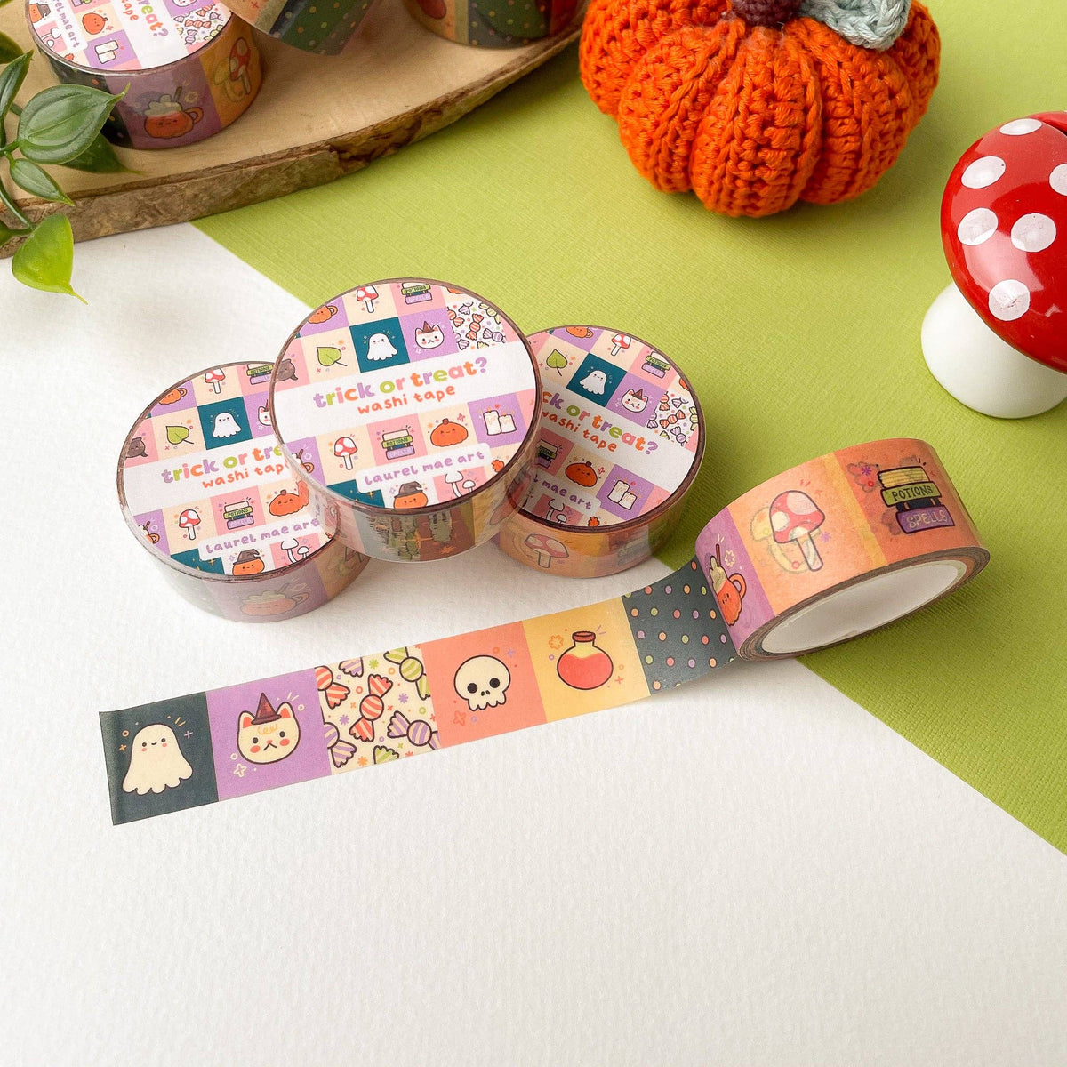 Trick or Treat? Chunky Washi Tape