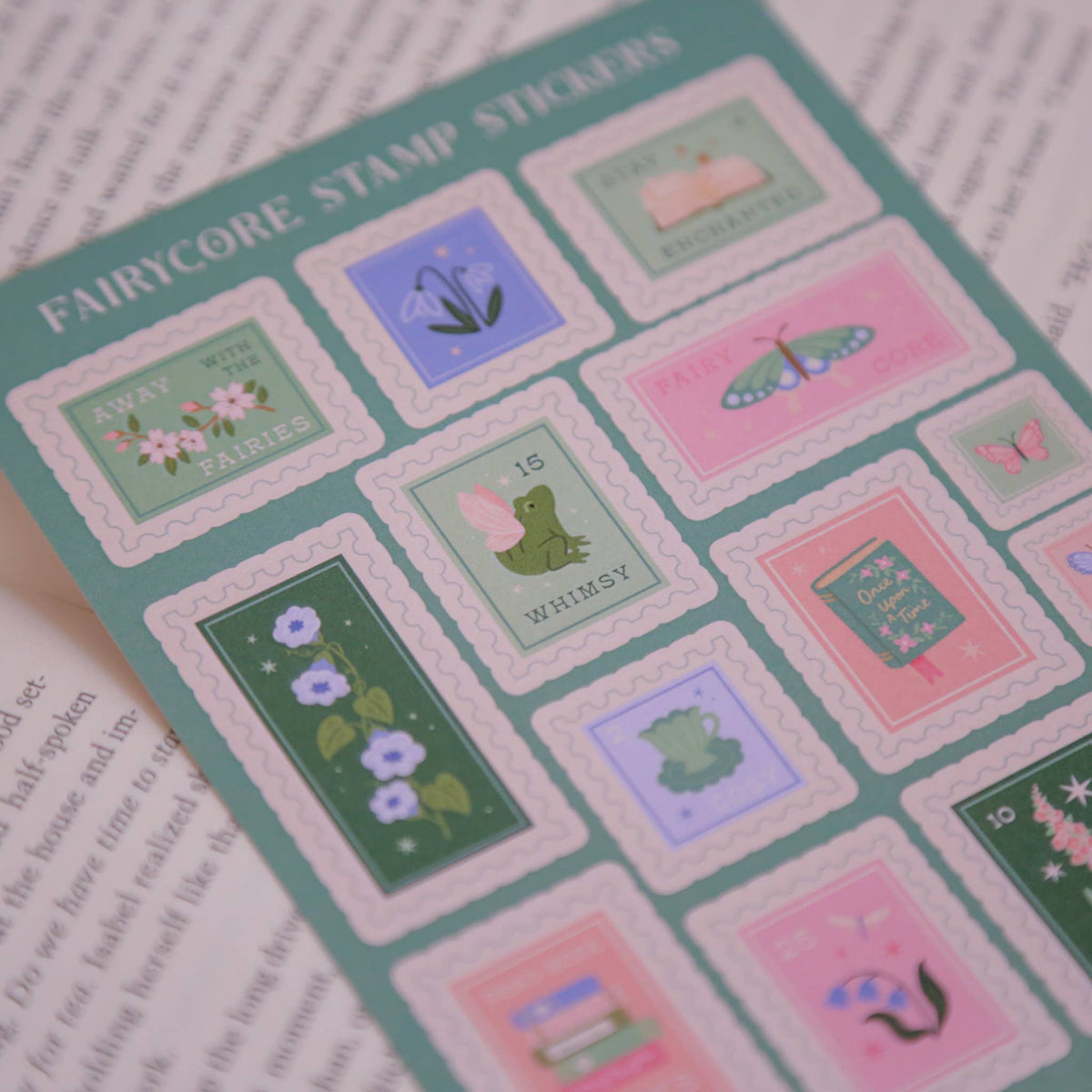 Fairycore Stamps Sticker Sheet