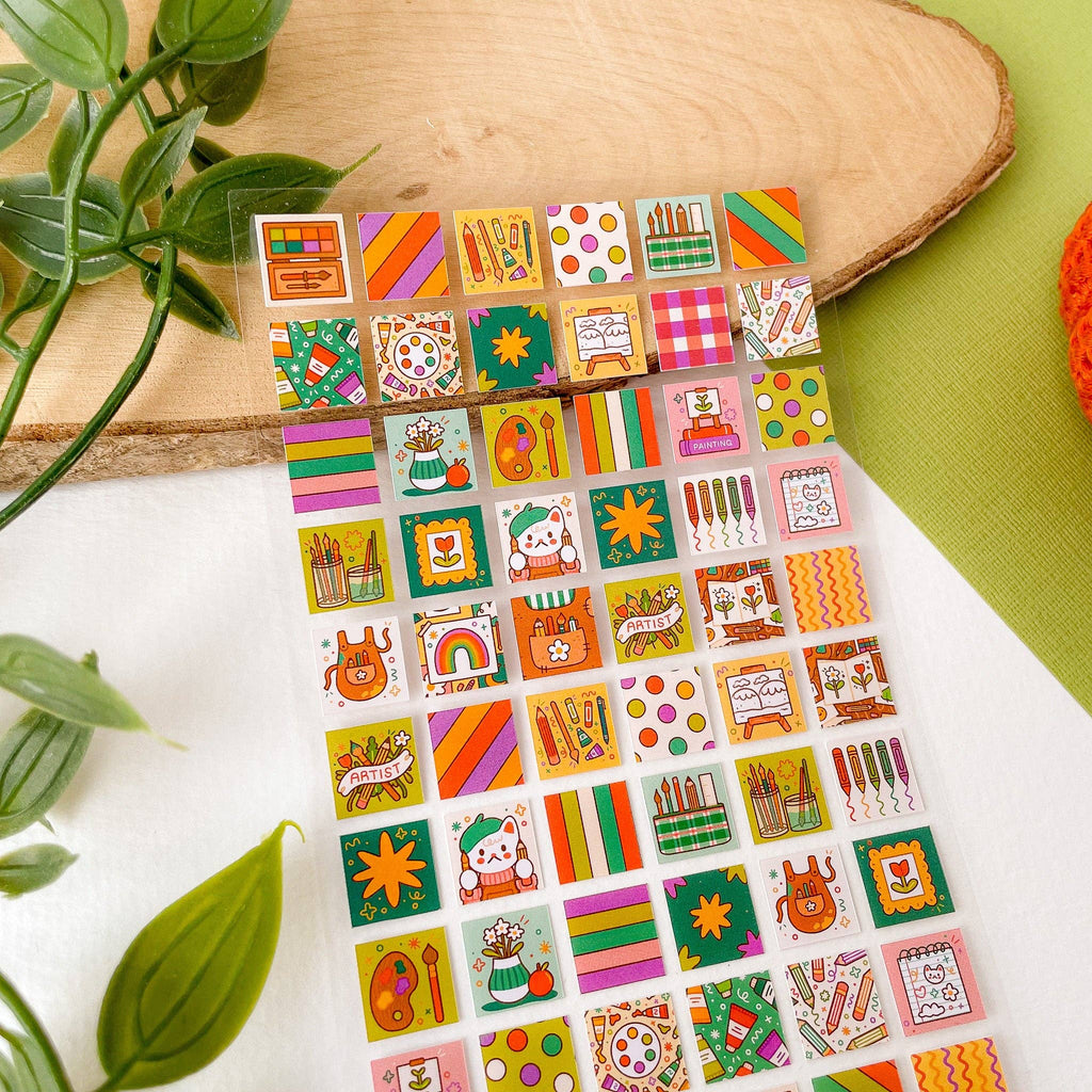 Artsy Things Sticker Sheet