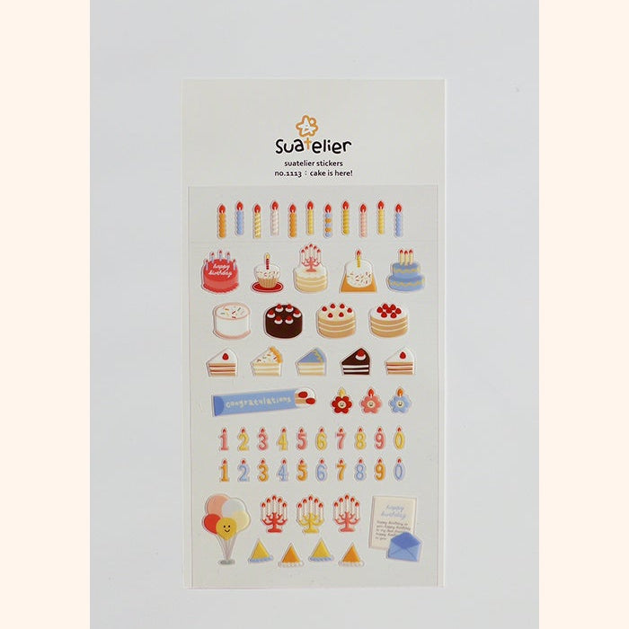 Cake is Here! Sticker Sheet
