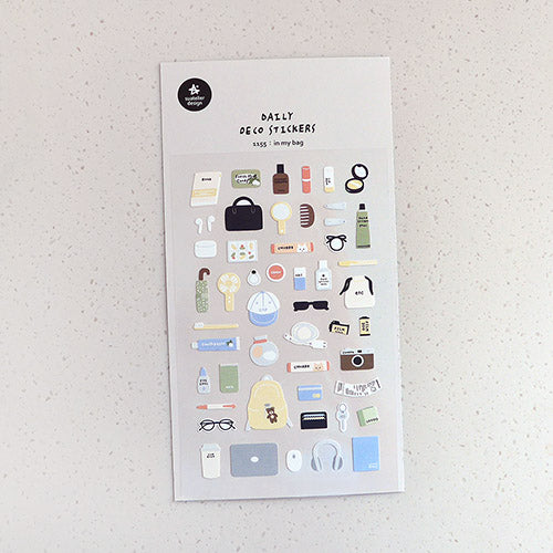 In My Bag Sticker Sheet
