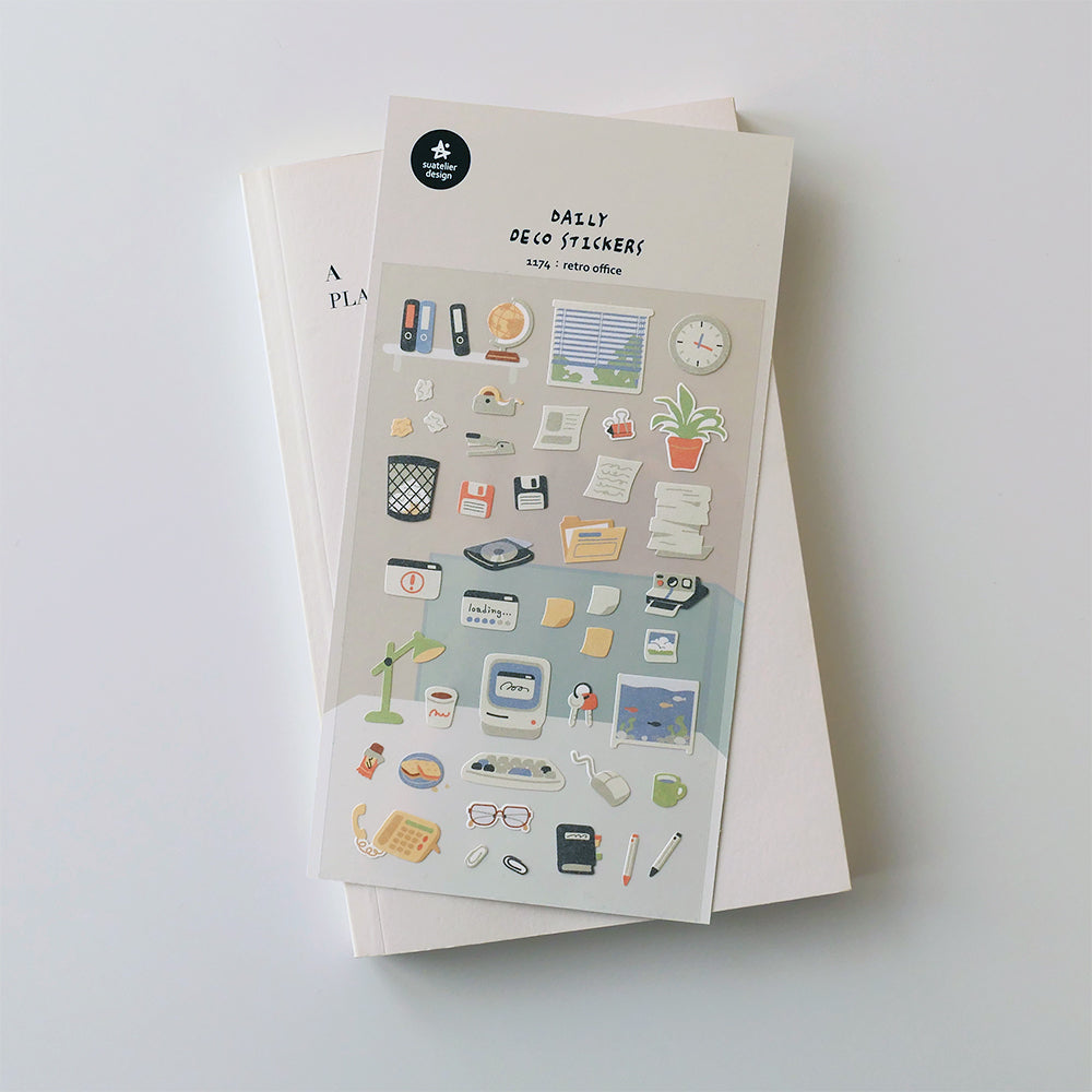 Retro Office Sticker Sheet