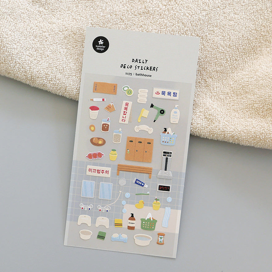 Bath House Sticker Sheet