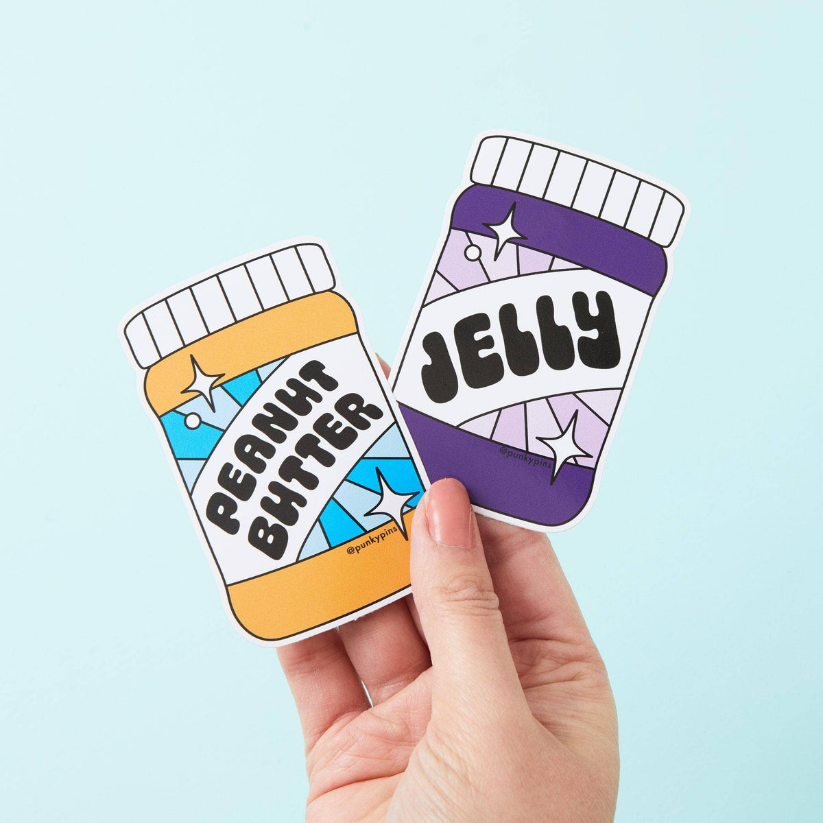 Peanut Butter & Jelly Duo Vinyl Sticker Pack