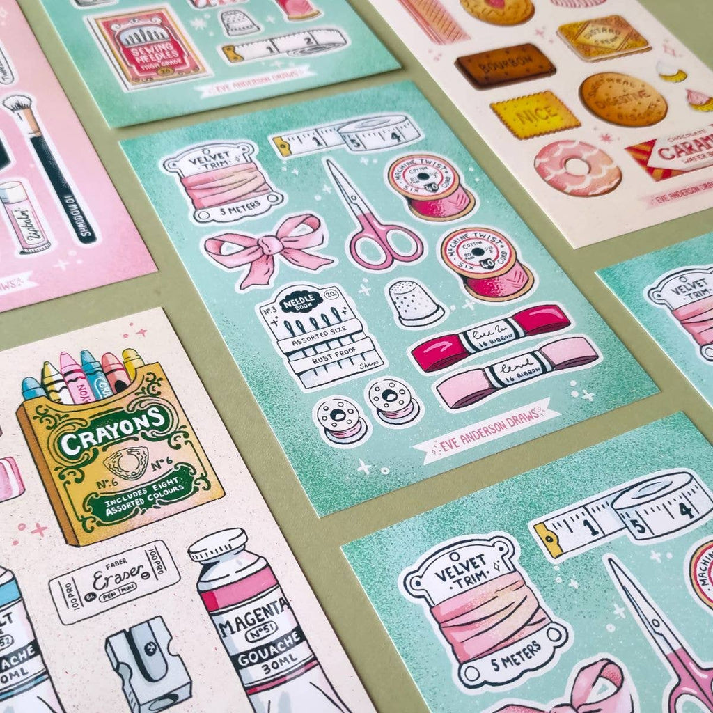 Haberdashery Sticker Sheet