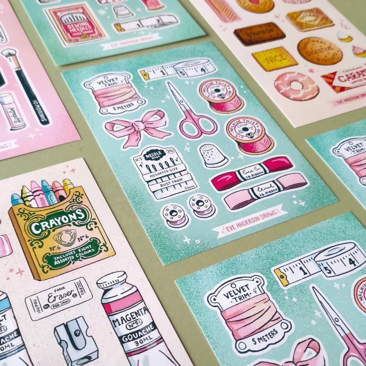 Haberdashery Sticker Sheet