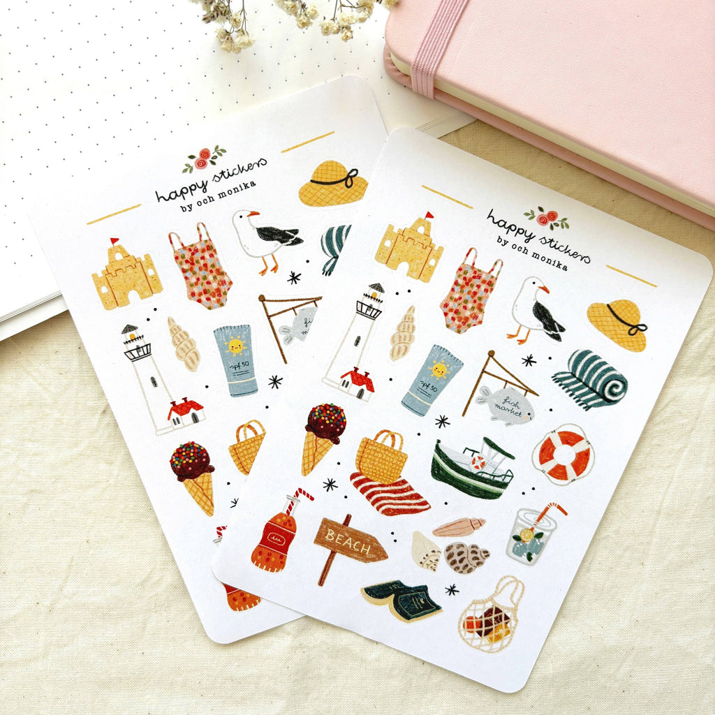 Seaside - Sticker Sheet