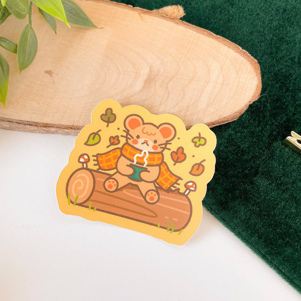 Cosy Mouse Sticker