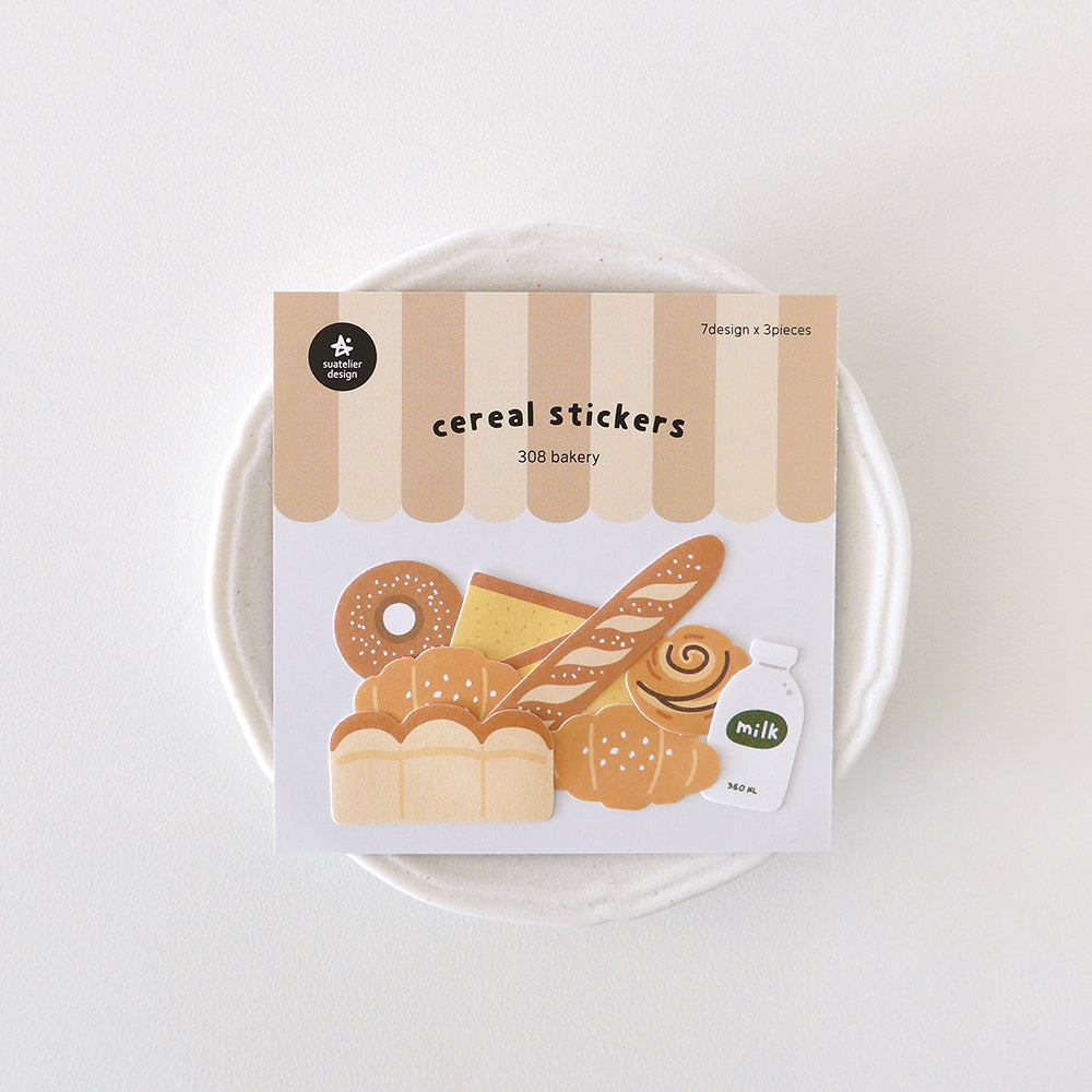 Bakery Cereal Stickers