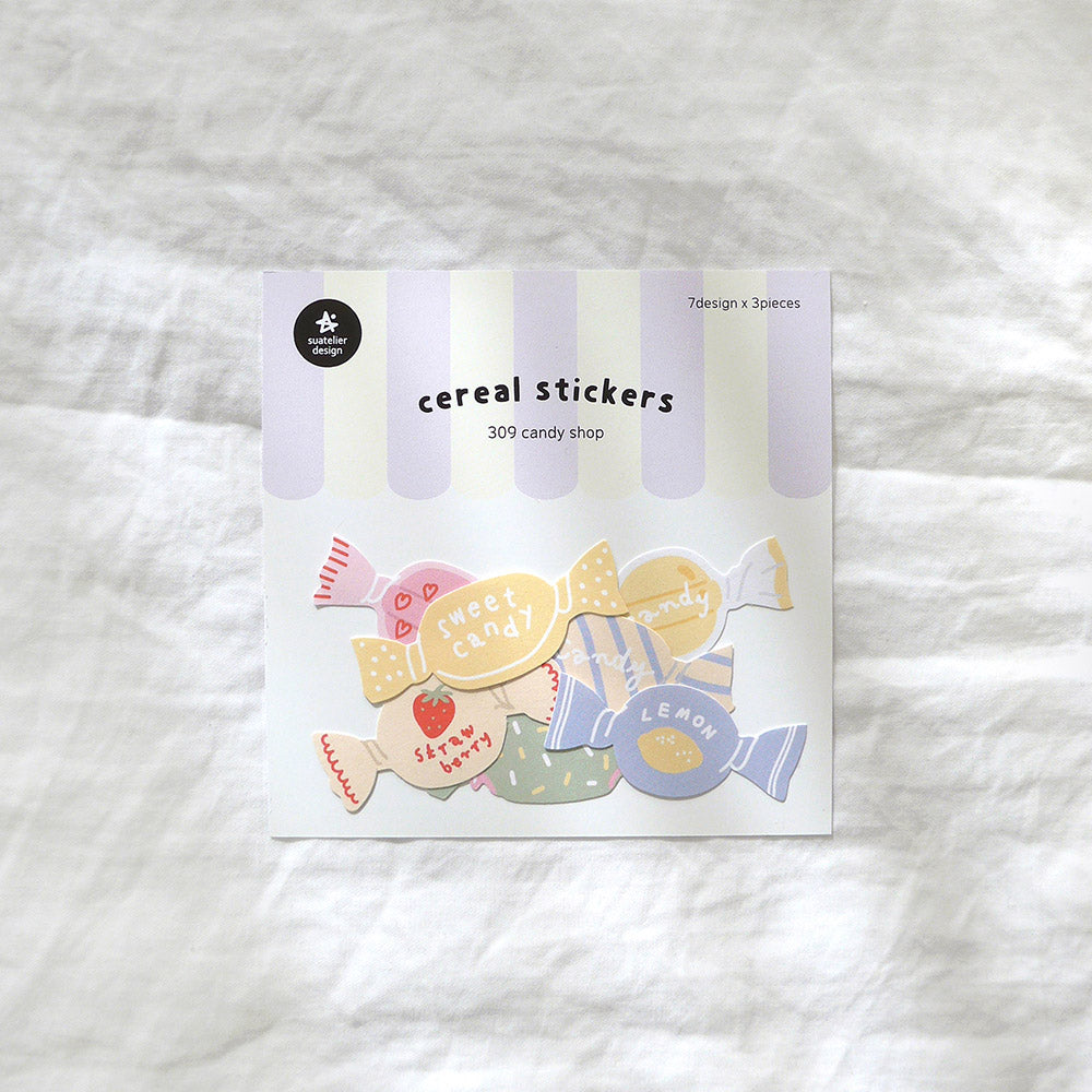 Candy Shop Cereal Stickers