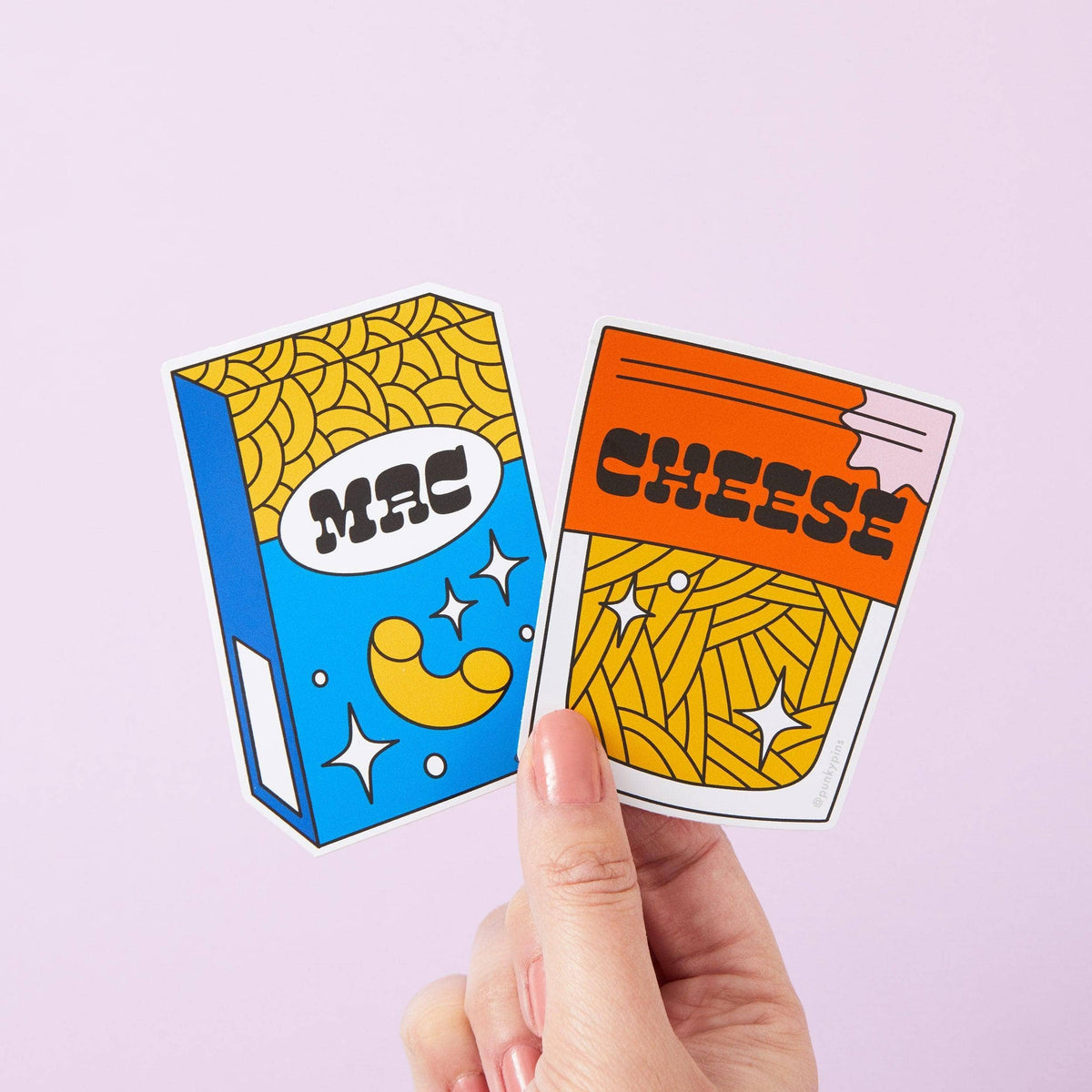 Mac & Cheese Duo Vinyl Sticker Pack