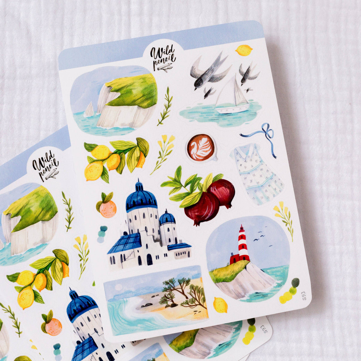 Sticker Sheet - Summer By The Sea
