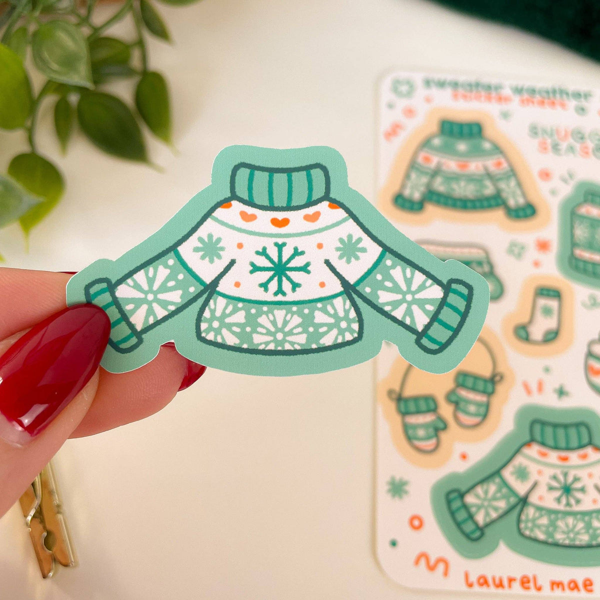 Sweater Weather Sticker Sheet