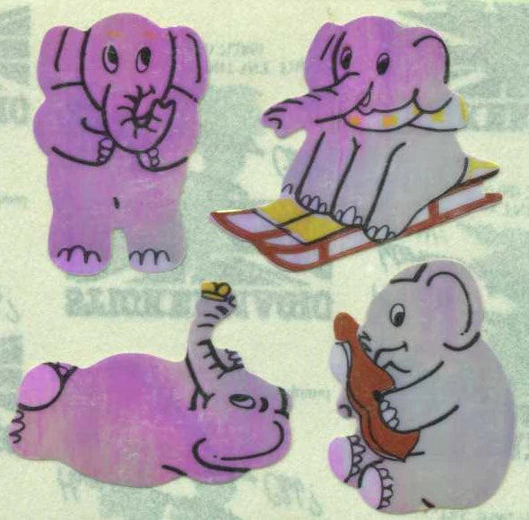 Pearl Elephant Stickers