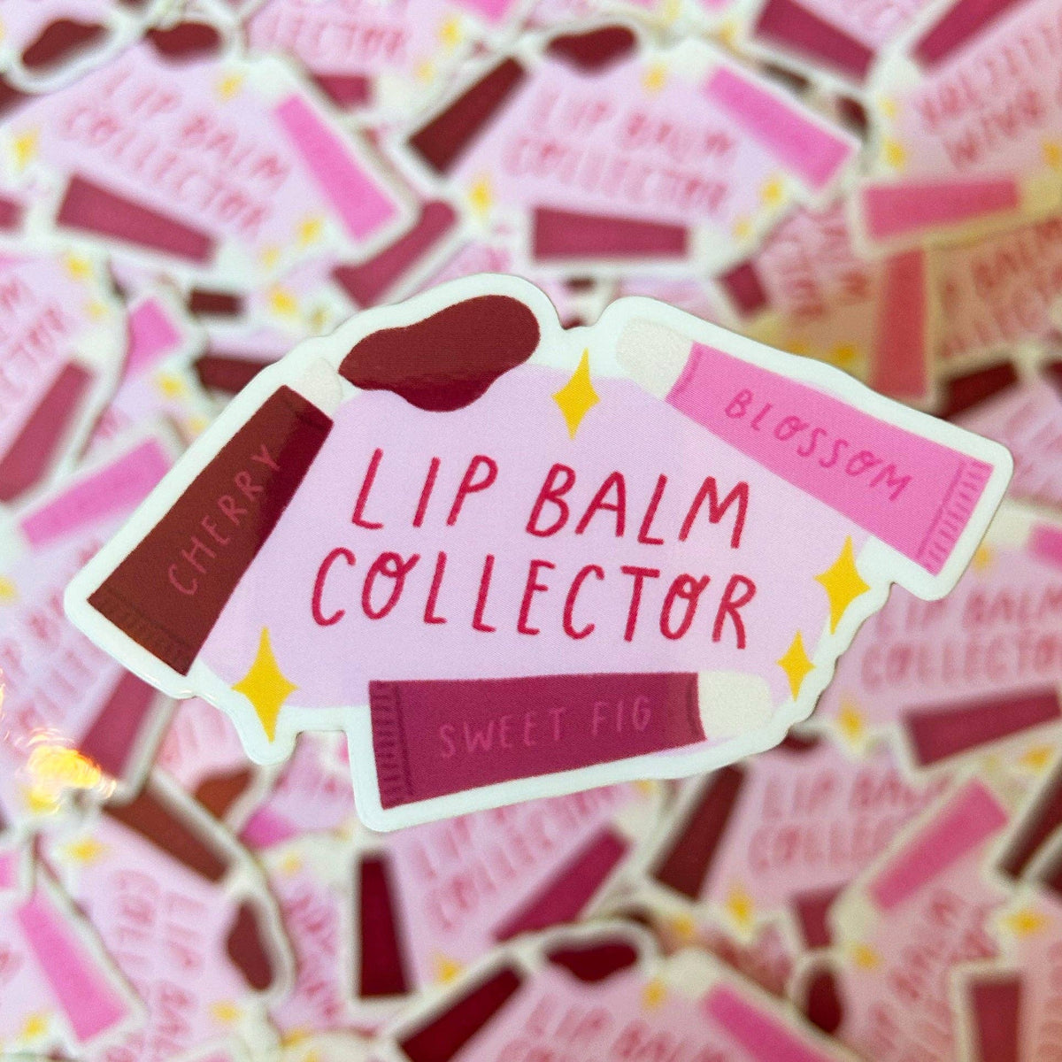 Lip Balm Collector Vinyl Sticker: Default Title