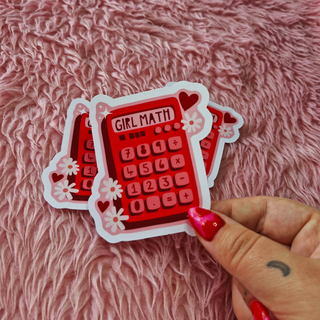 Girl Math Sticker