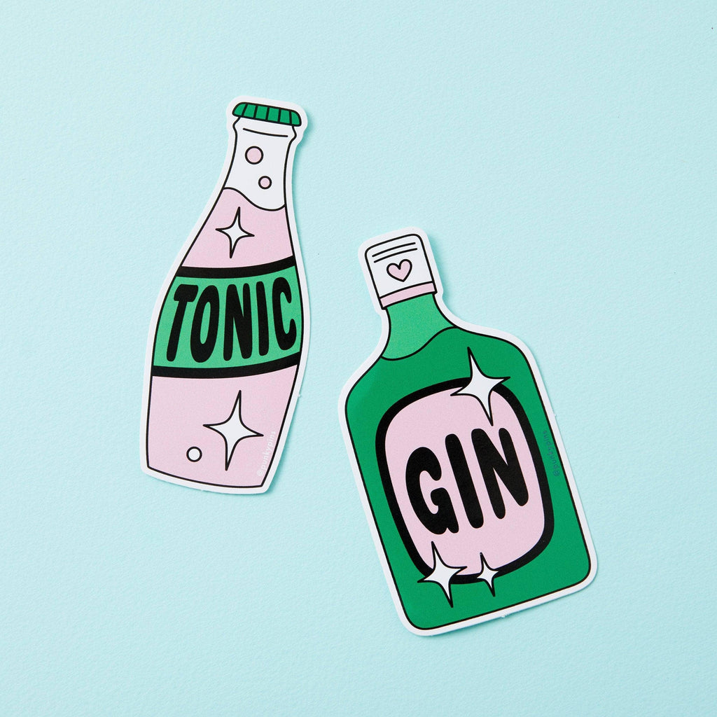 Gin & Tonic Duo Vinyl Sticker Pack