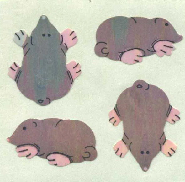 Mole Pearl Stickers