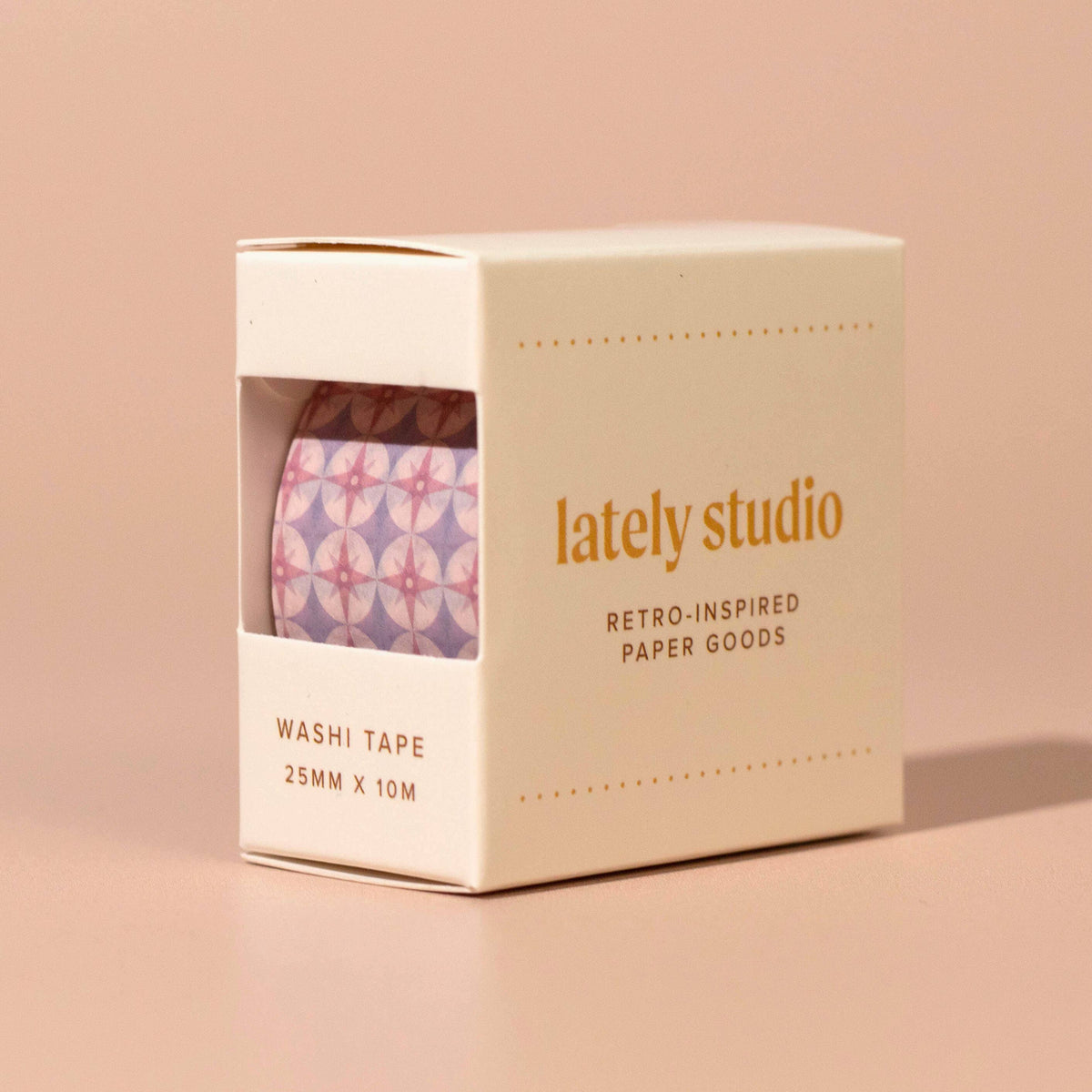 Purple Star Wide Washi Tape