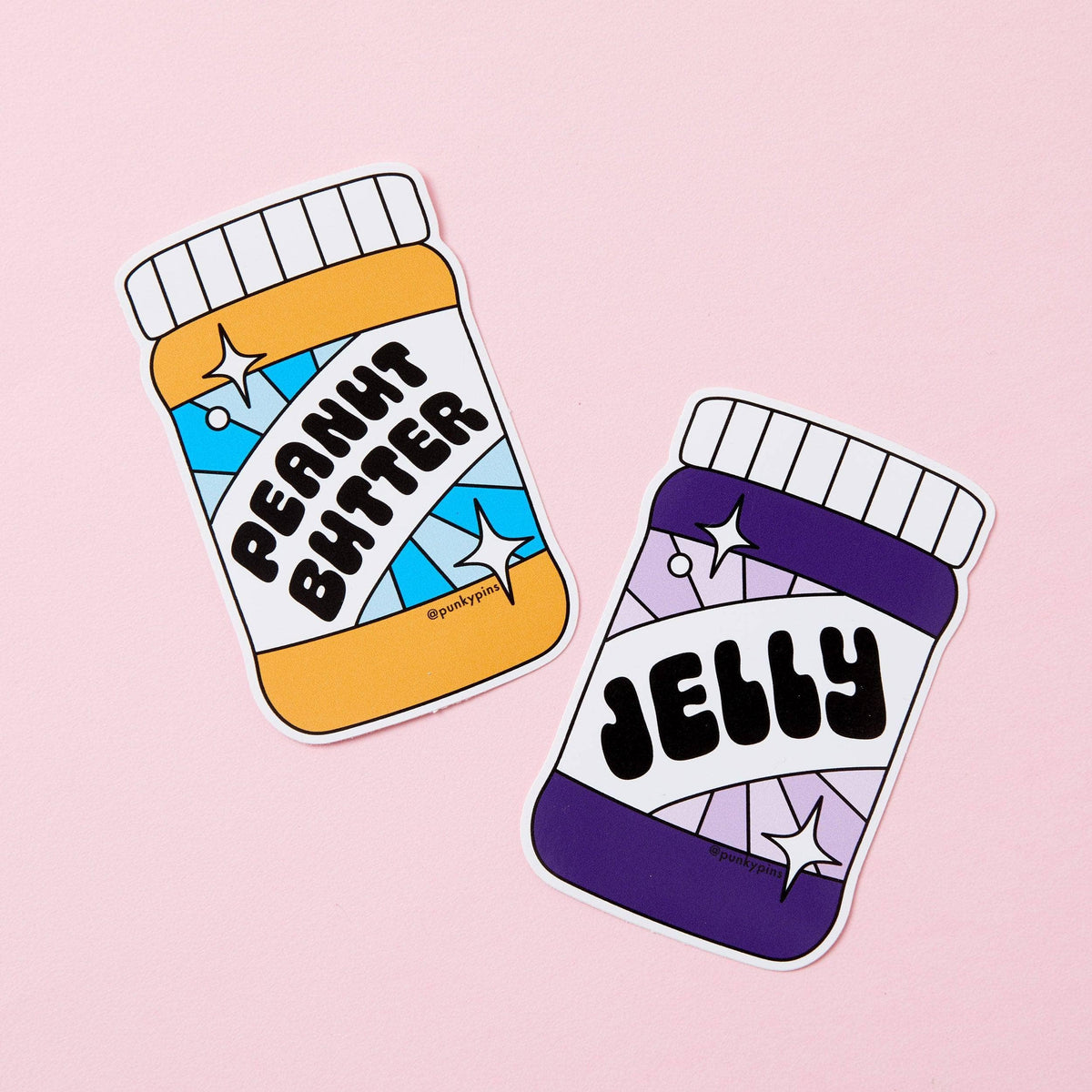 Peanut Butter & Jelly Duo Vinyl Sticker Pack
