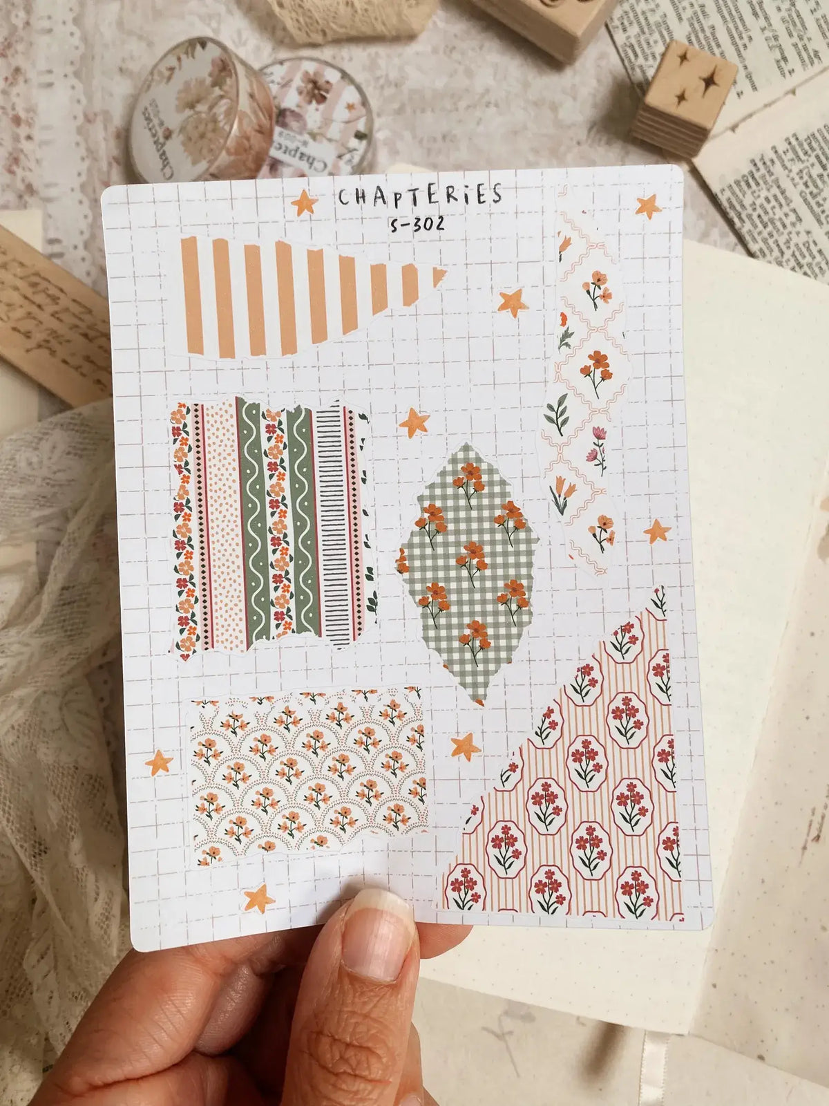 Torn Paper Sticker Sheet