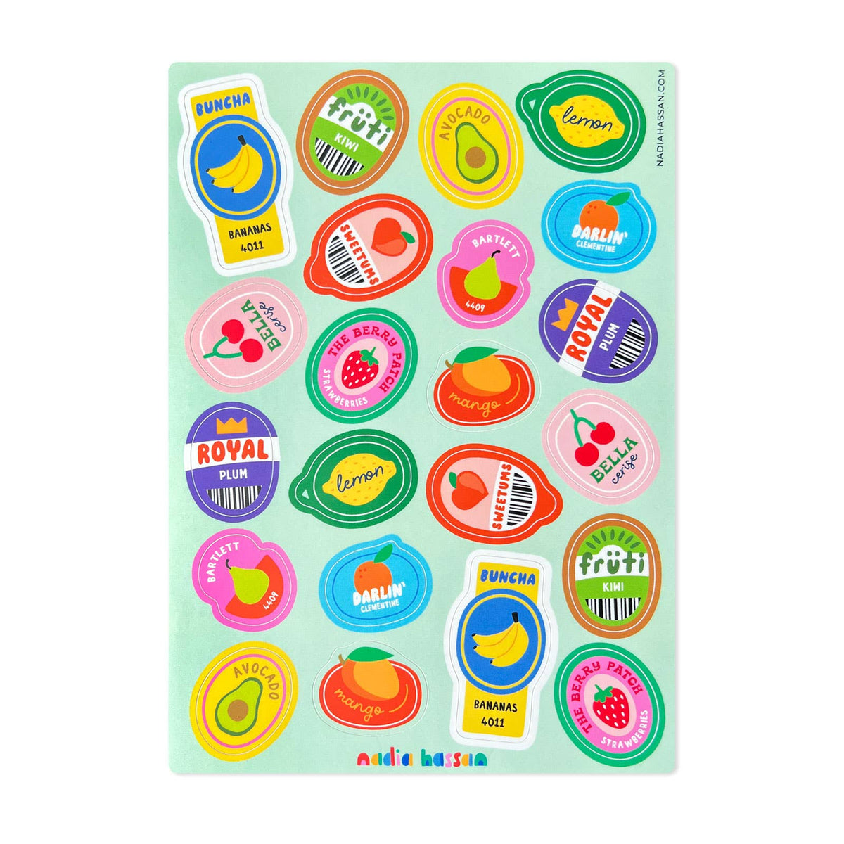 Fruit Stickers Sticker Sheet