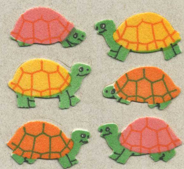 Tortoise Furry Stickers