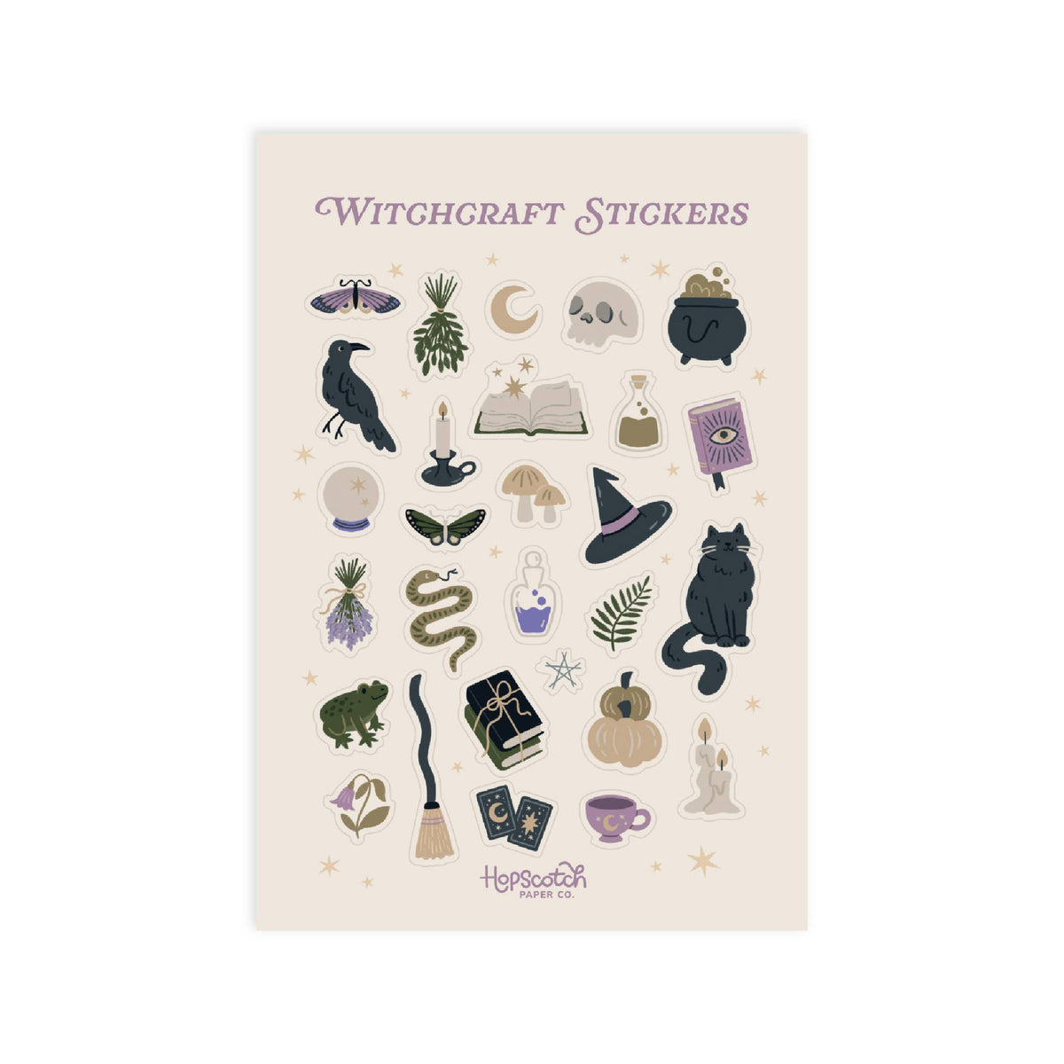 Whimsy Witch Journal Sticker Sheet