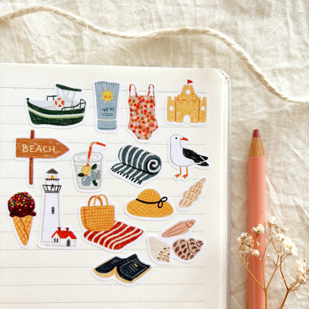 Seaside - Sticker Sheet