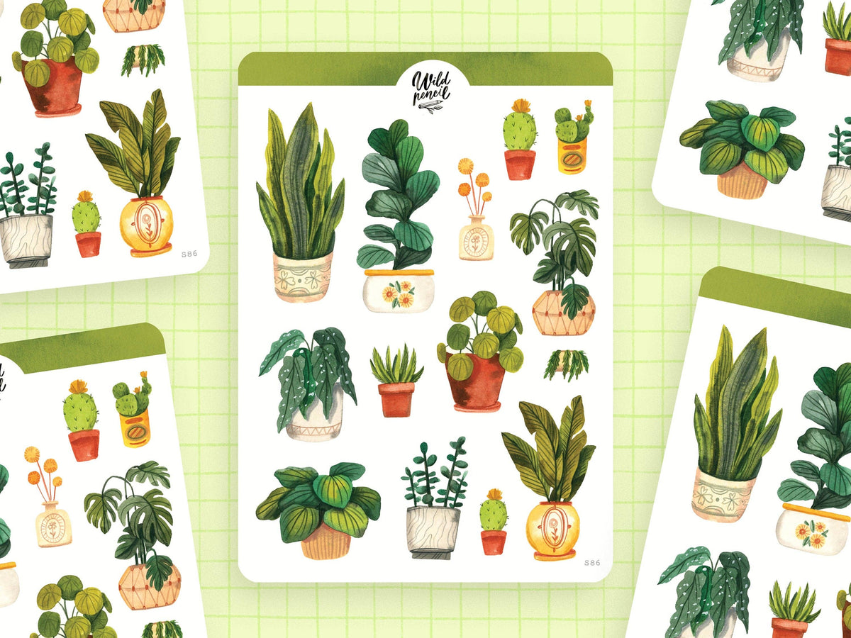Sticker Sheet - Plants