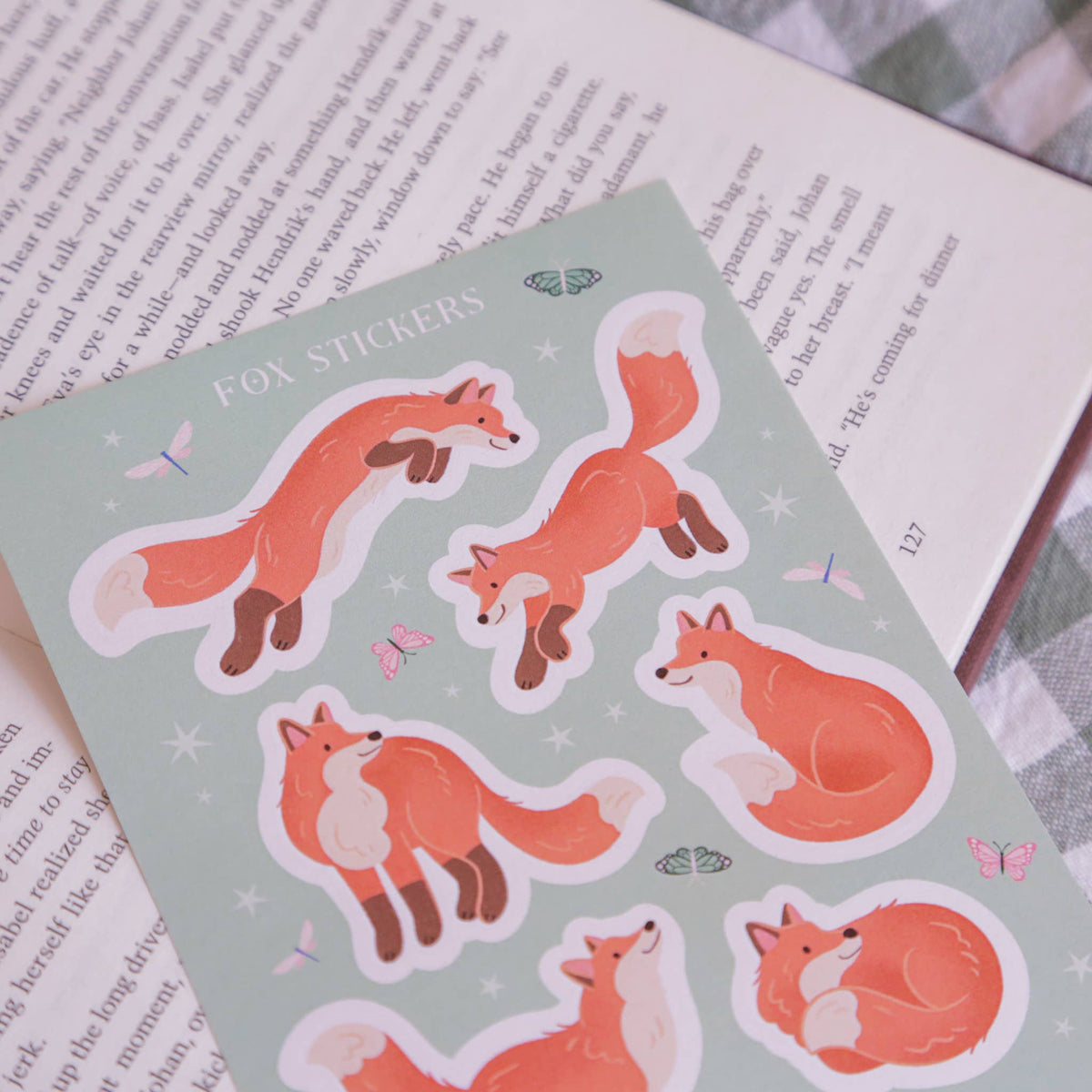 Foxes Sticker Sheet