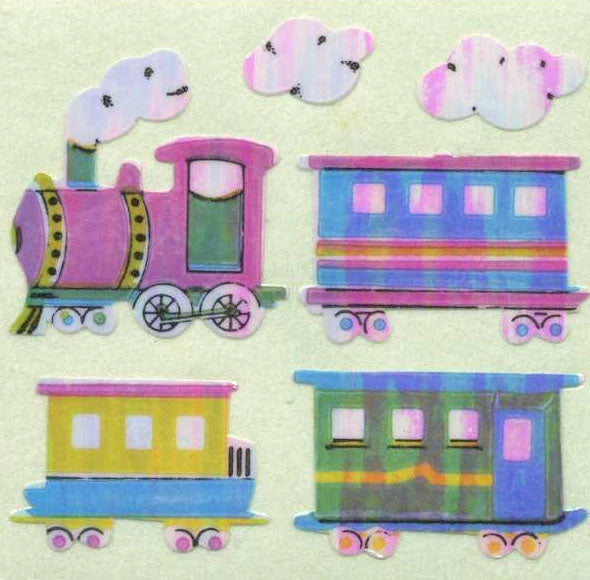 Pearl Steam Train Stickers