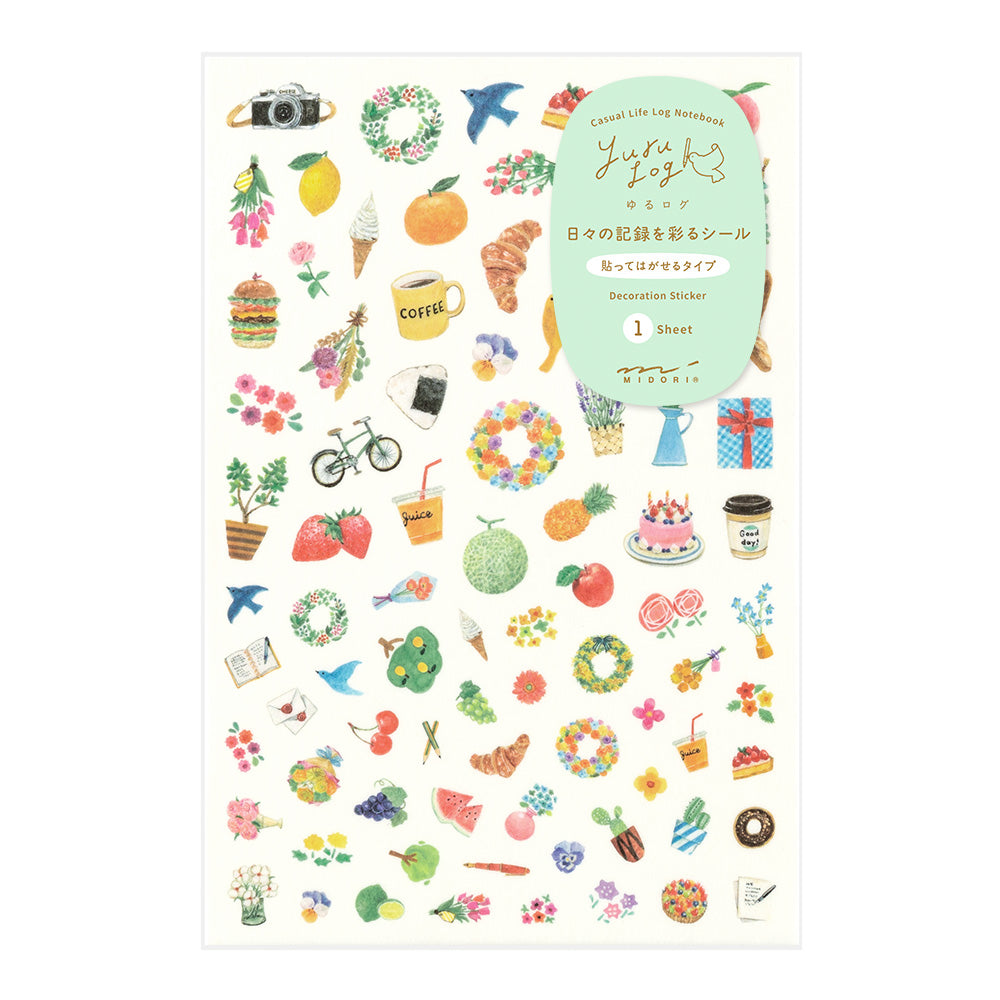 Midori Motif Sticker Sheet