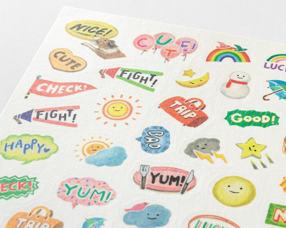 Midori Feelings Sticker Sheet