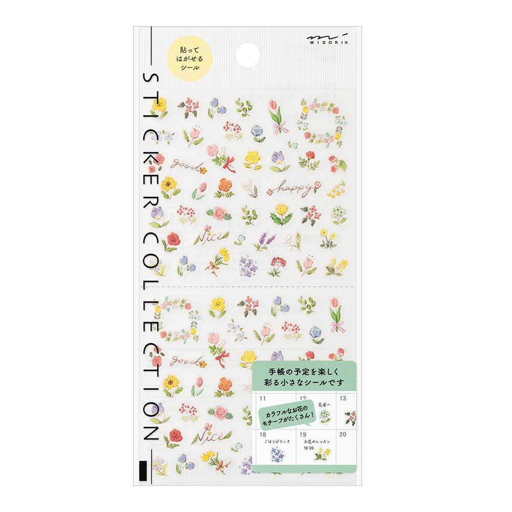 Midori Wildflower Sticker Sheet