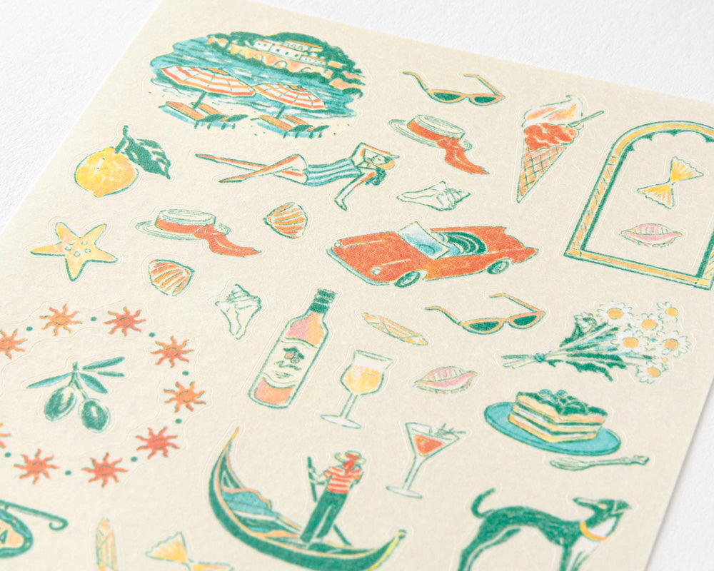 Midori Italian Motifs Sticker Sheet