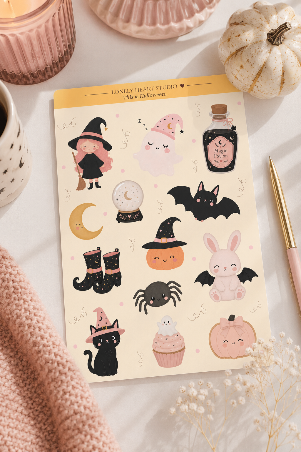 This Is Halloween, Sticker Sheet