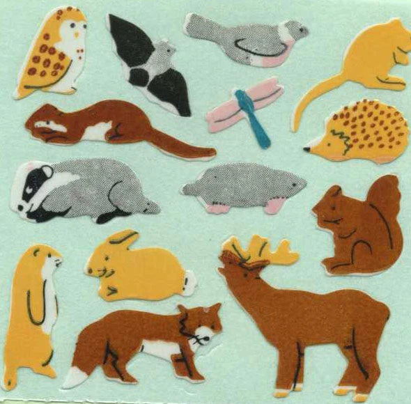 Forest Friends Paper Stickers