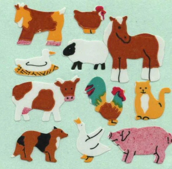 Farmyard Friends Paper Stickers
