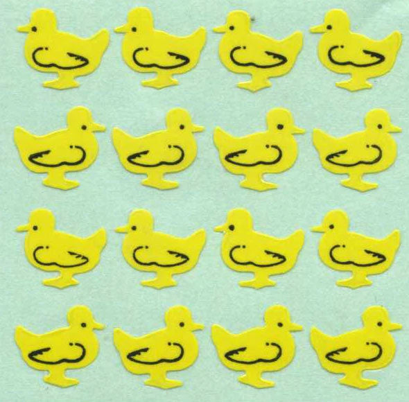 Mini Duckling Paper Stickers