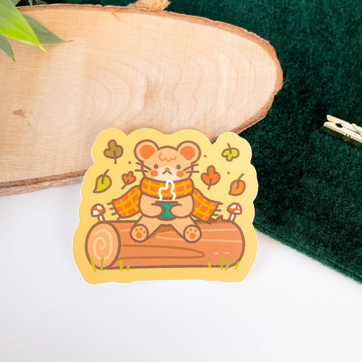 Cosy Mouse Sticker