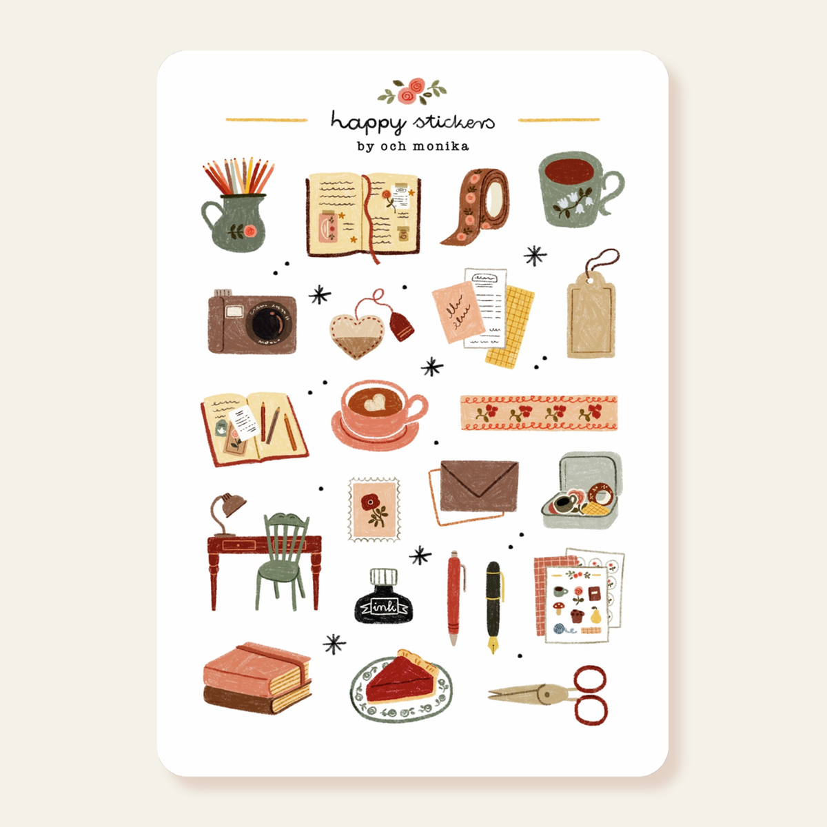Cozy Journaling - Sticker Sheet