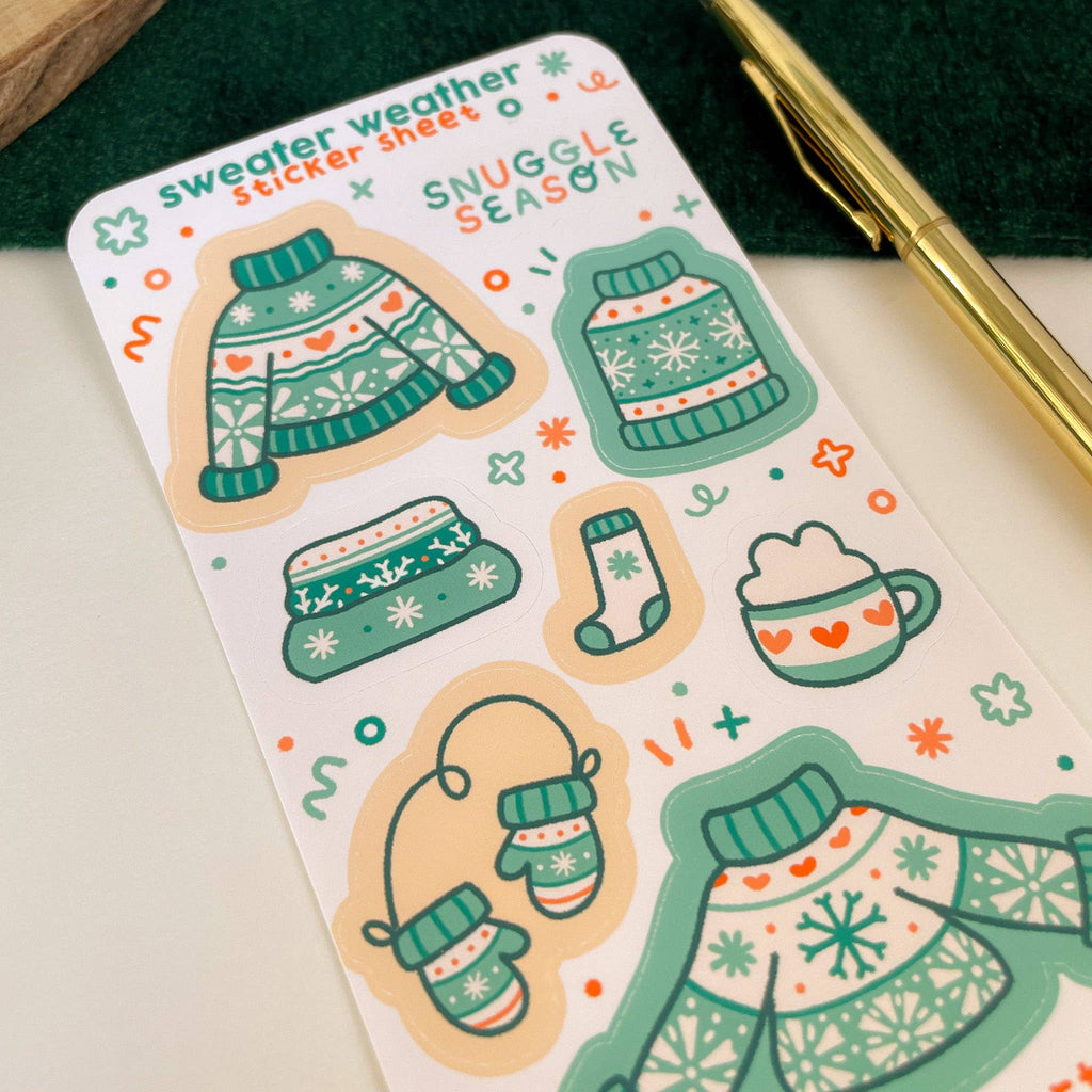 Sweater Weather Sticker Sheet