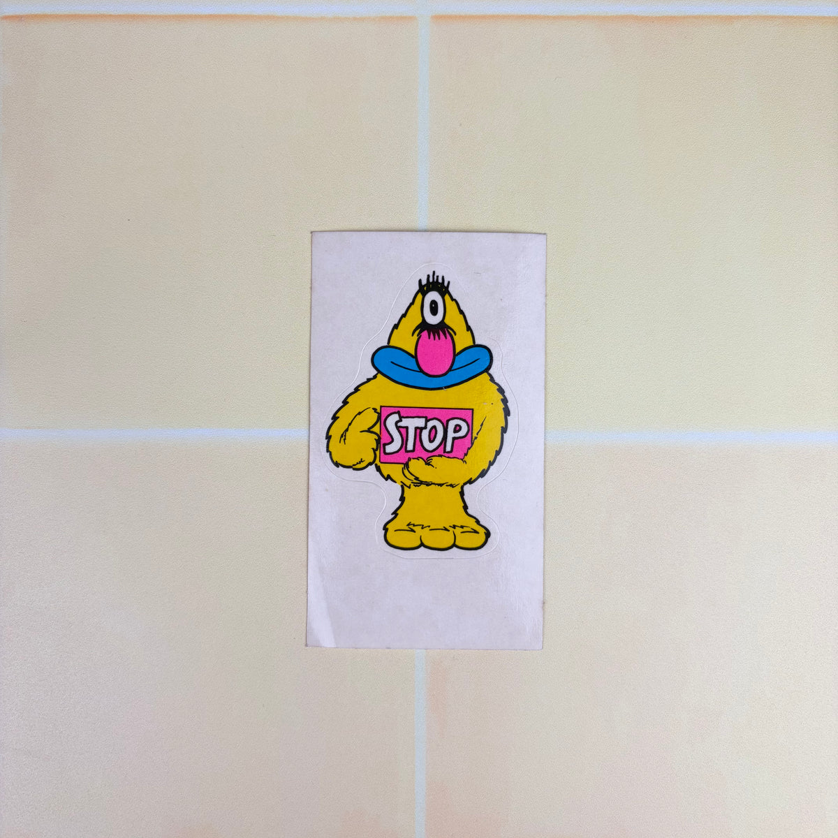 90s Monster Munch Road Safety Sticker Pair