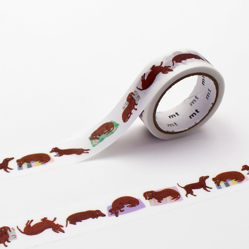 Decorative tape with animal design on a white background