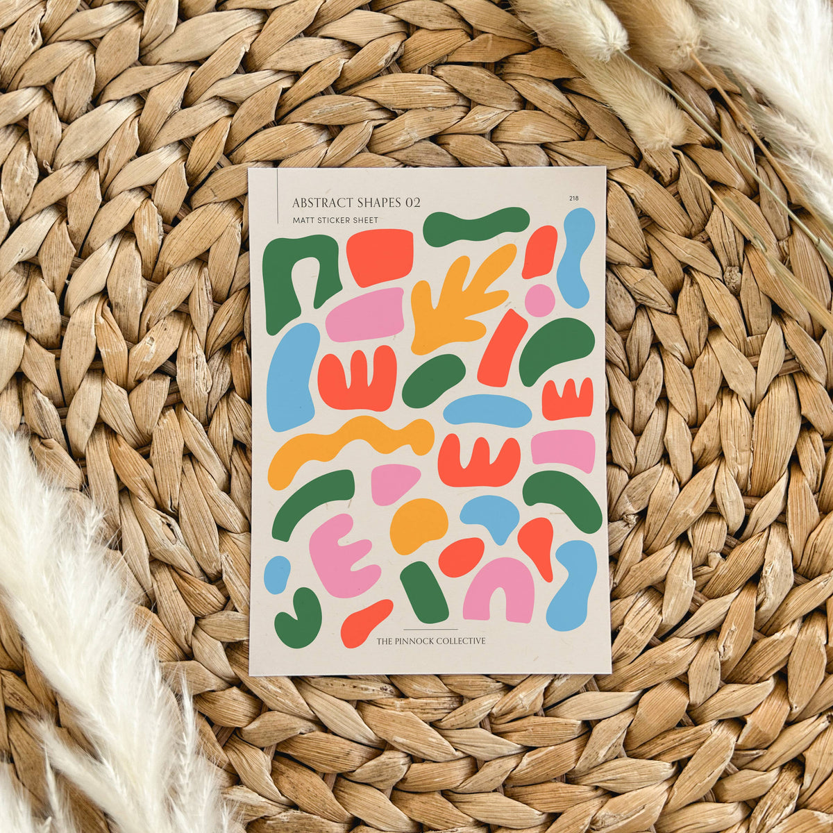 Abstract Shapes Sticker Sheet