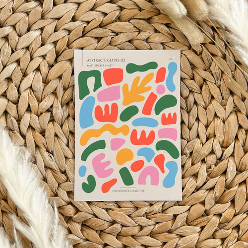 Abstract Shapes Sticker Sheet